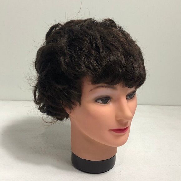 Vintage LOUISE FERRE Womens Short Curly Wig - Picture 1 of 7
